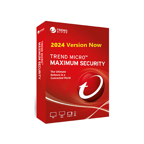 Trend Micro Maximum Security 2024 multi-language for PC, Mac, Android and iOS Product key 2 User